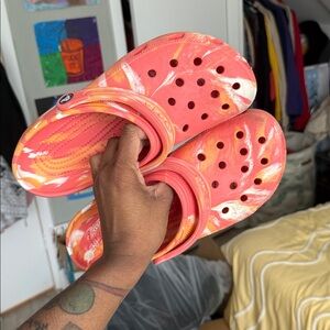 CROCS Coral Marble Shoes